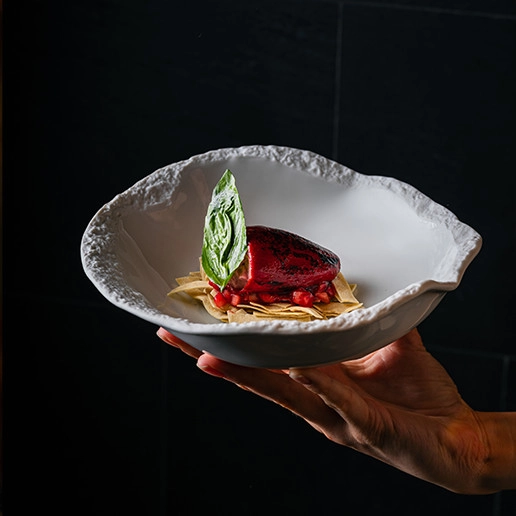 Dessert surprenant pour une demande en mariage originale au restaurant Dans le Noir ?