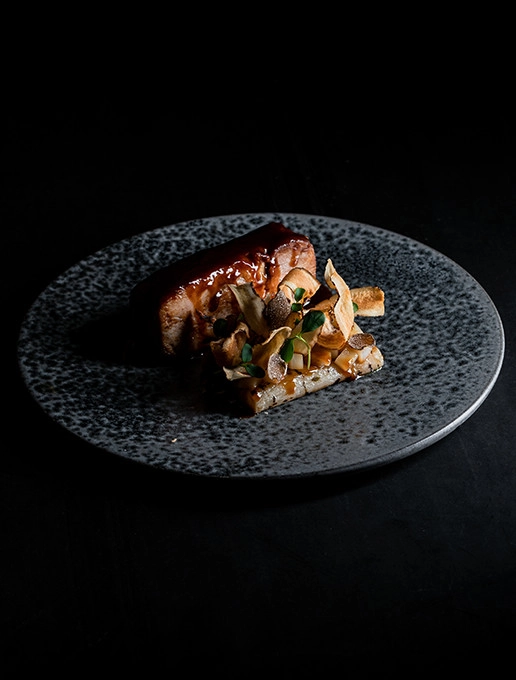 A festive gastronomic dish to celebrate Christmas at the Dans le Noir ? restaurant