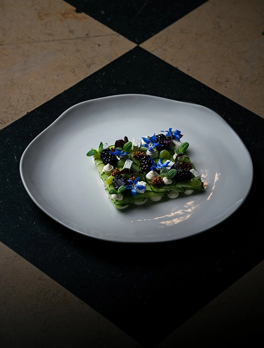 Dish prepared to be enjoyed at the Dans le Noir ? restaurant