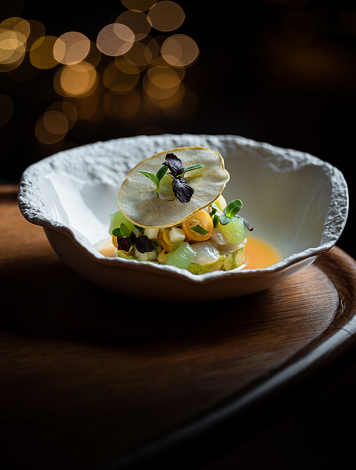 Entrée raffinée pour un anniversaire au restaurant Dans le Noir ?